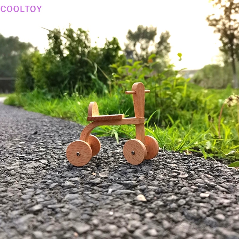 Cooltoy Mô Hình Xe Ba Bánh Có Thể Xoay Vòng Tỉ Lệ 1: 12 Trang Trí Nhà Búp Bê