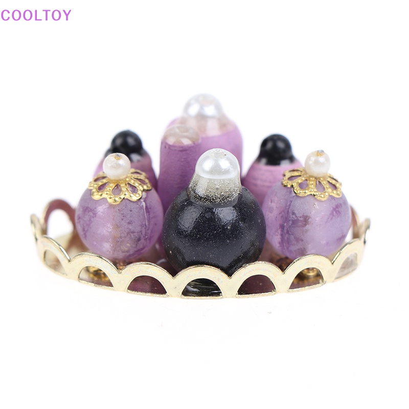 1 Bộ Khay Đựng Đồ Dùng Phòng Ngủ Cho Nhà Búp Bê Tỉ Lệ 1: 12