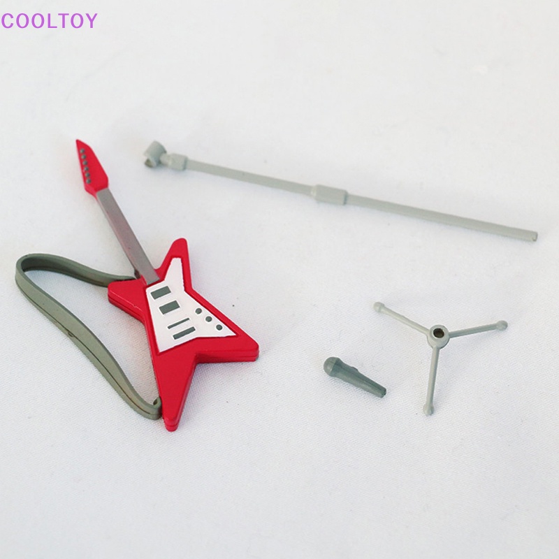 Mô Hình Đàn Guitar Tỉ Lệ 1 / 12 Trang Trí Nhà Búp Bê