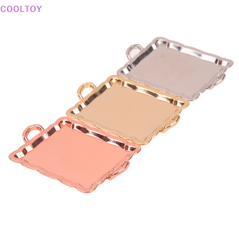 Khay Kim Loại mini 1: 12 Trang Trí Nhà Búp Bê