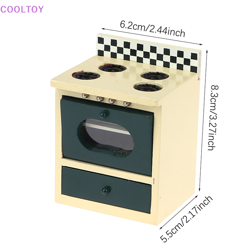 Mô Hình Bếp Ga Trang Trí Nhà Búp Bê Tỉ Lệ 1 / 12