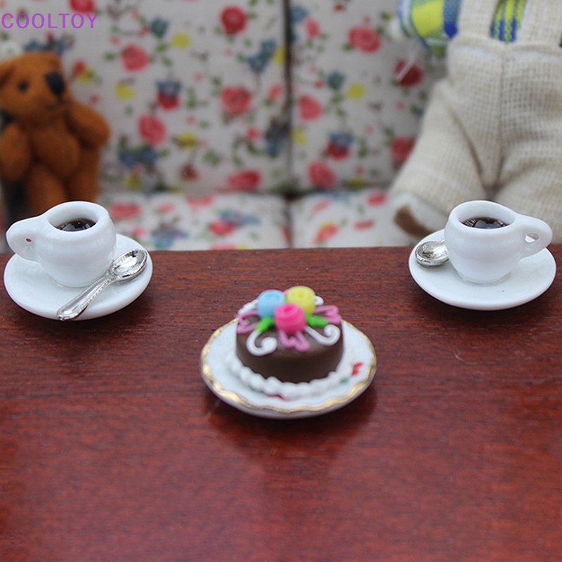 1 Cốc Uống Cà Phê / Thức Ăn Trang Trí Nhà Búp Bê