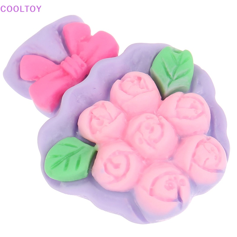 Bộ 10 Bông Hoa Nhựa Mini Dễ Thương Dùng Trang Trí Sổ Tay DIY