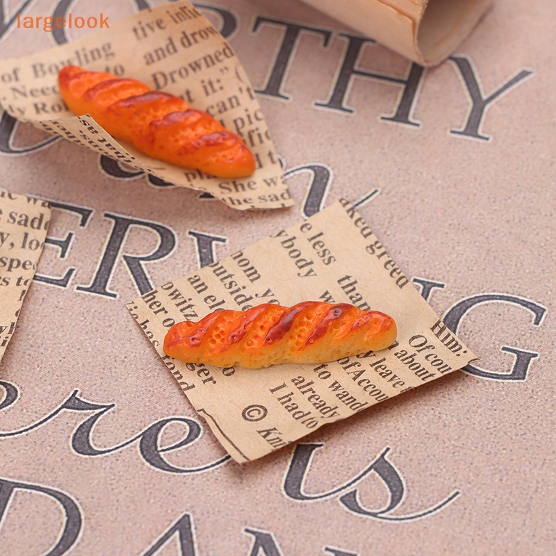Mô Hình Bánh Mì Baguette Mini Tỉ Lệ 1: 12 Trang Trí Nhà Búp Bê