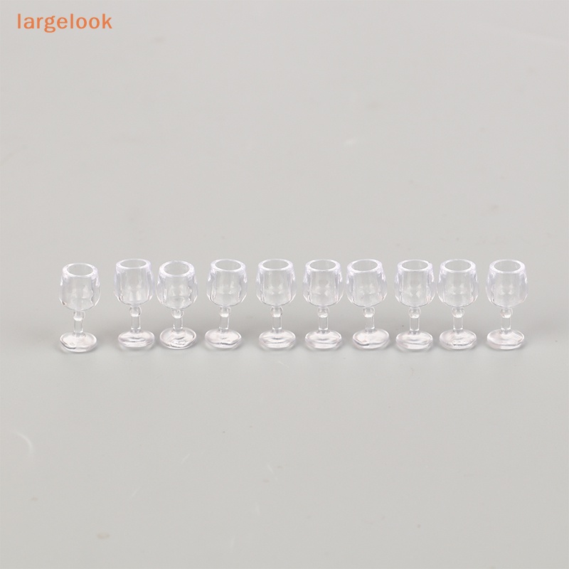 Set 10 Ly Rượu Mini Bằng Thủy Tinh Dùng Trang Trí Nhà Búp Bê