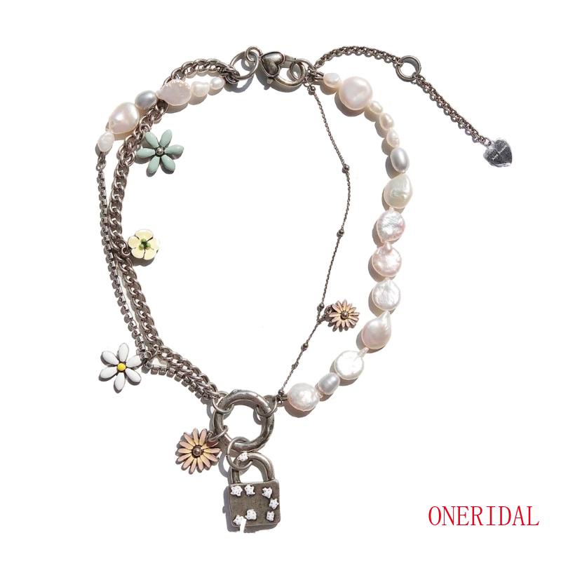 Vòng Cổ Choker Y2K Đính Ngọc Trai Nhân Tạo Thời Trang Dành Cho Nữ