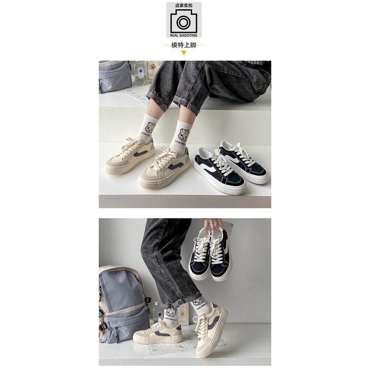 Giày Thể Thao Vải Bạt Thời Trang Hàn Cho Nữ