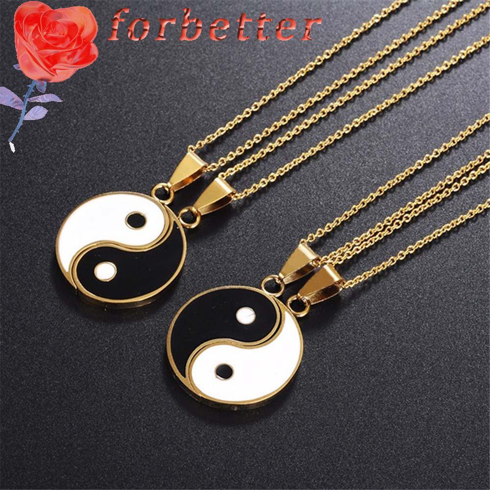 Dây Chuyền Ba Gua Cổ Điển Dành Cho Nữ|Trang Sức Vòng Cổ Âm Dương