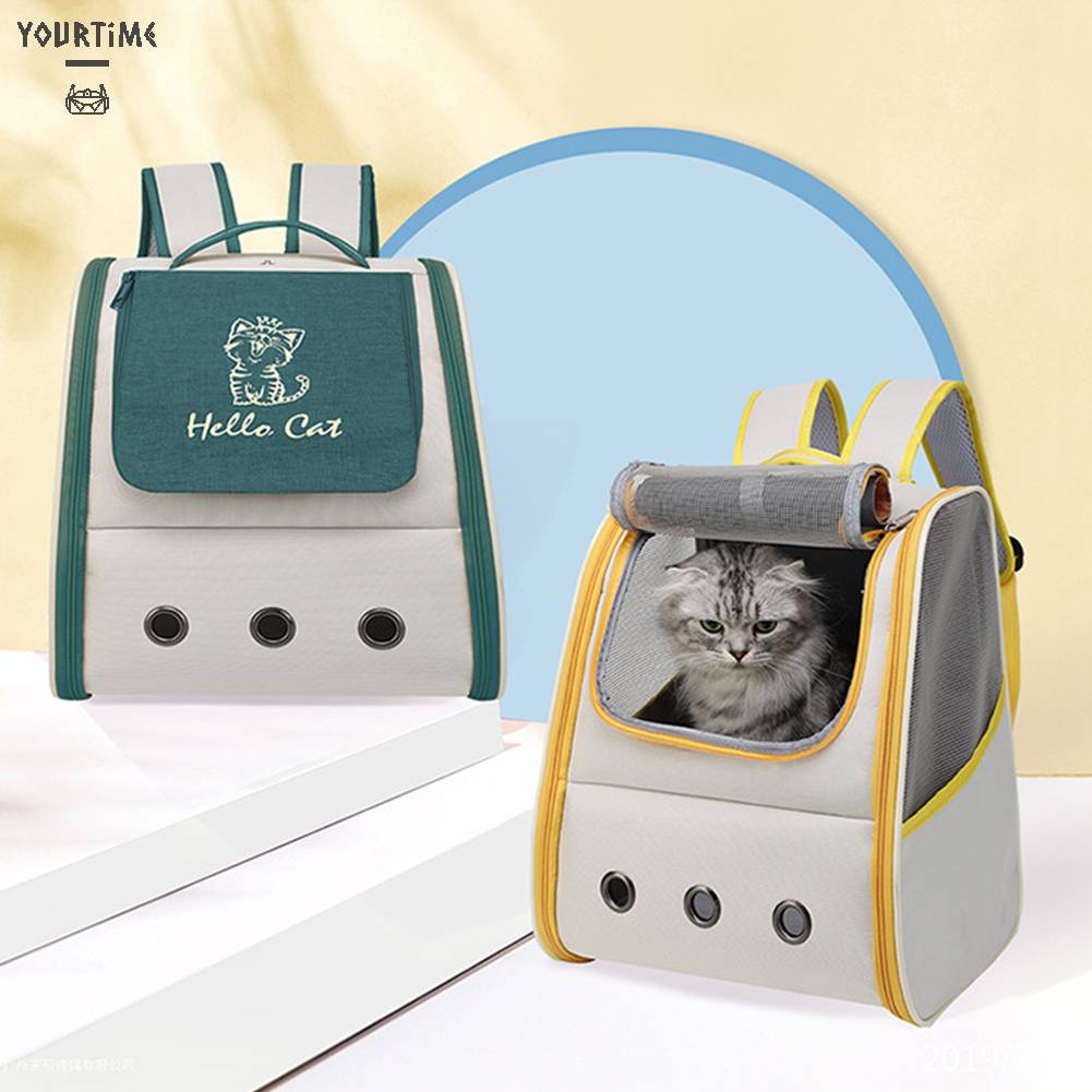 Ba Lô Địu Thú Cưng Thoáng Khí Có Dây Điều Chỉnh Được