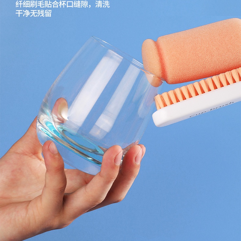 Cọ Rửa Ly Hai Đầu 3 Trong 1 Có Thể Điều Chỉnh Tiện Dụng