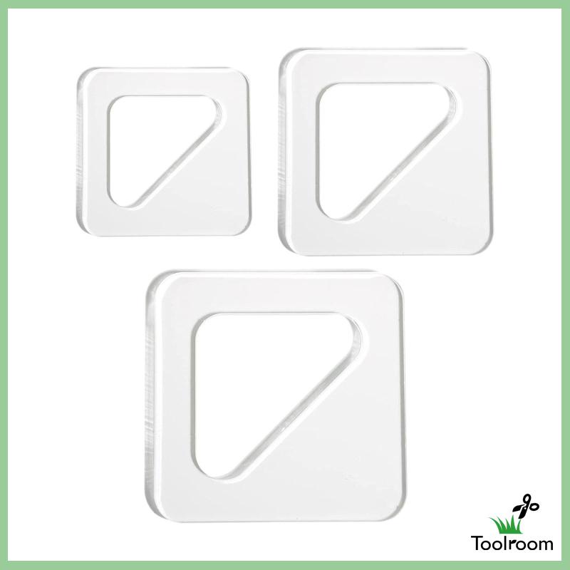 Bộ 3 Khuôn Acrylic Trong Suốt Dùng Làm Mộc Tiện Dụng