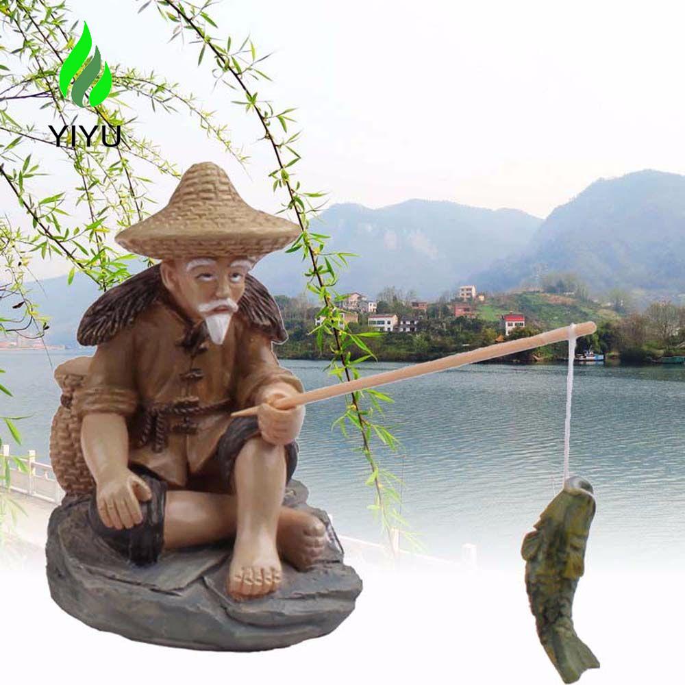 Đồ trang trí Tượng Điêu Khắc Nhỏ Nhắn Bằng Nhựa Resin Trang Trí Sân Vườn