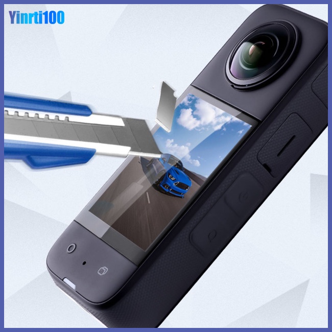 Set 2 Phim Hydrogel Dán Bảo Vệ Màn Hình Chống Trầy Cho Insta360 One X3 Action