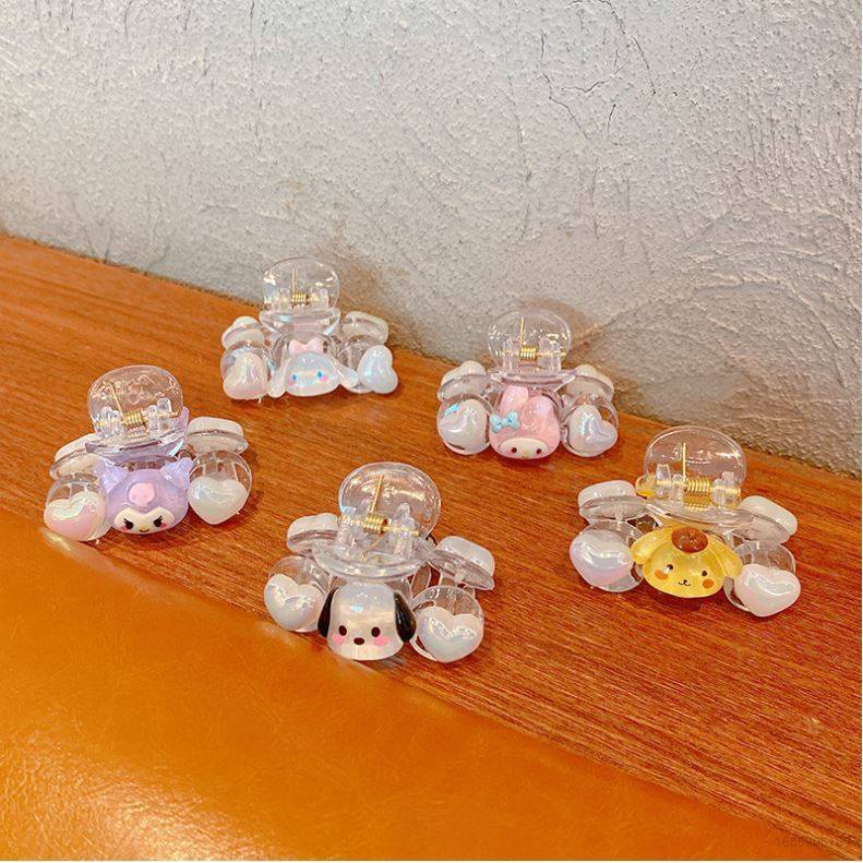 SANRIO Kẹp Tóc Lớn Hình Hoạt Hình mymelody Pochacco Cinnamon Kuromi Cá Tính Thời Trang Cho Nữ