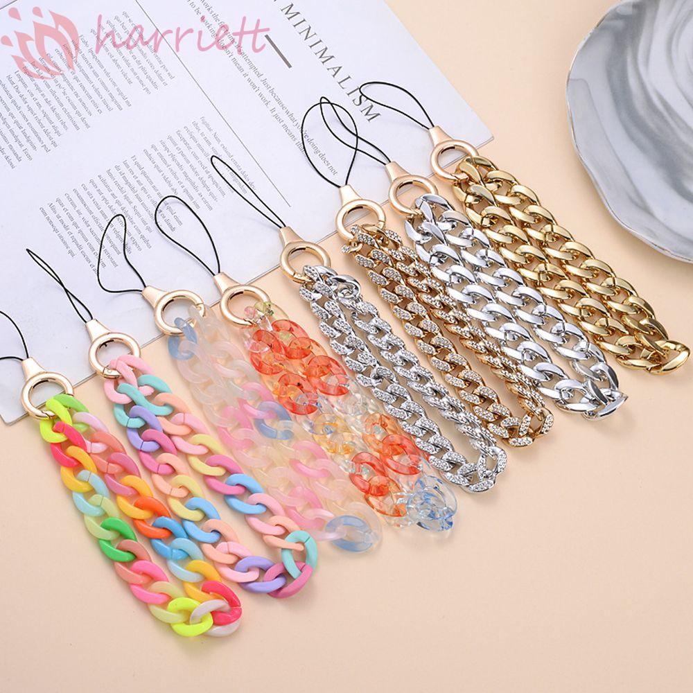 Dây Đeo Điện Thoại / Túi Xách / Chìa Khóa Bằng Acrylic Chống Thất Lạc Tiện Dụng DIY