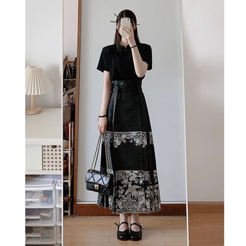 Đầm Hán Phục Cách Tân Phong Cách Trung Hoa Thời Trang Mùa Hè Hàng Mới