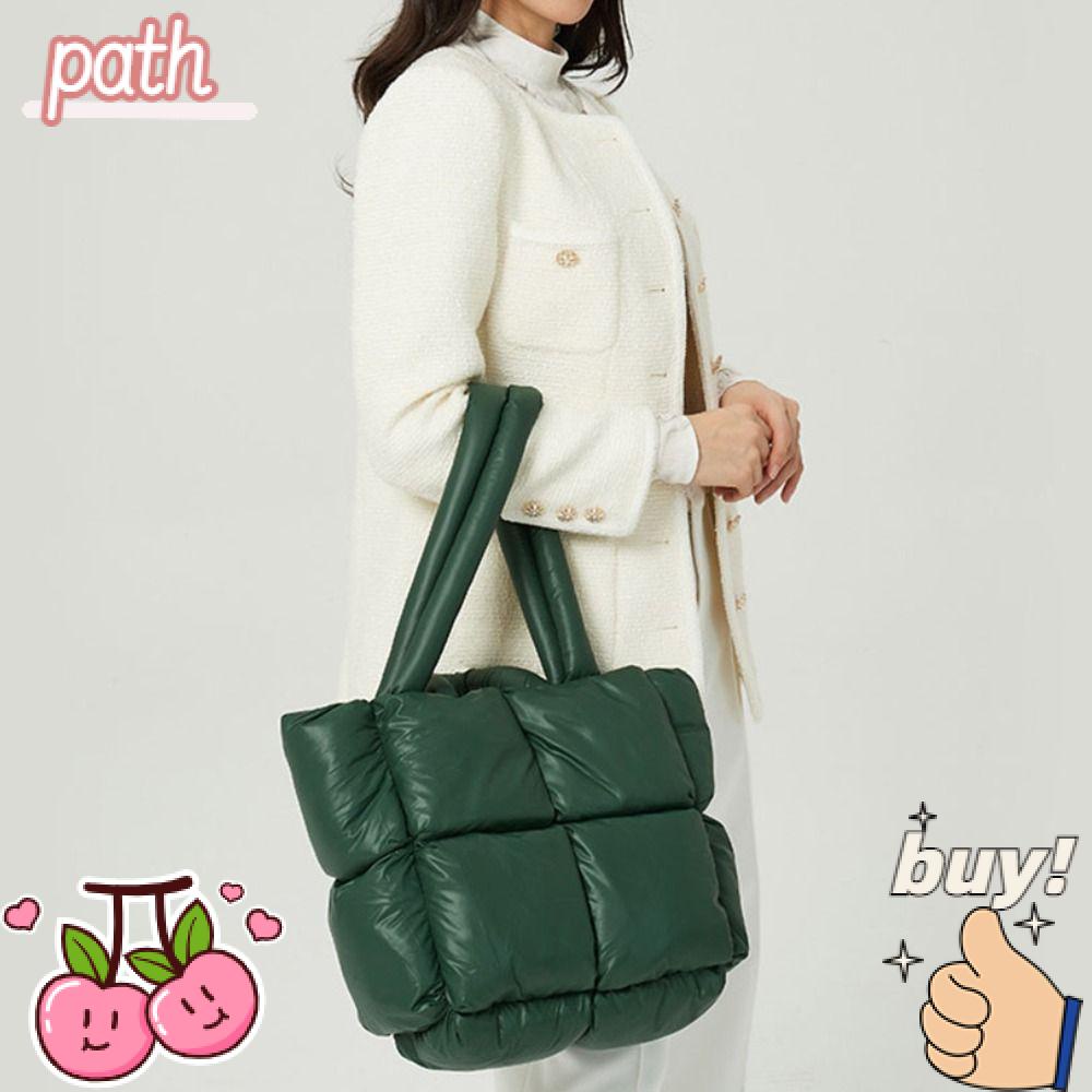 Túi Tote Đeo Vai Bằng Cotton Có Đệm Phồng Cho Nữ