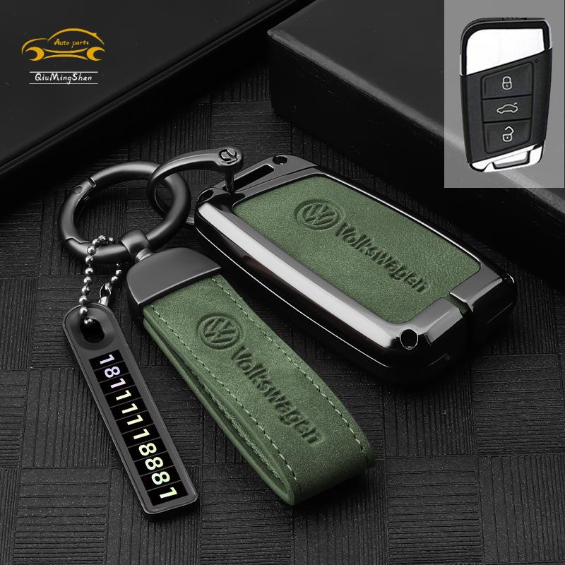 Vỏ Bảo Vệ Chìa Khóa Điều Khiển Từ Xa Cho Xe Hơi Volkswagen Tiguan Passat Golf T-ROC Polo Touran
