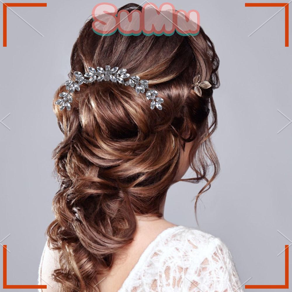 Lược Cài Tóc Cô Dâu Đính Đá Sang Trọng