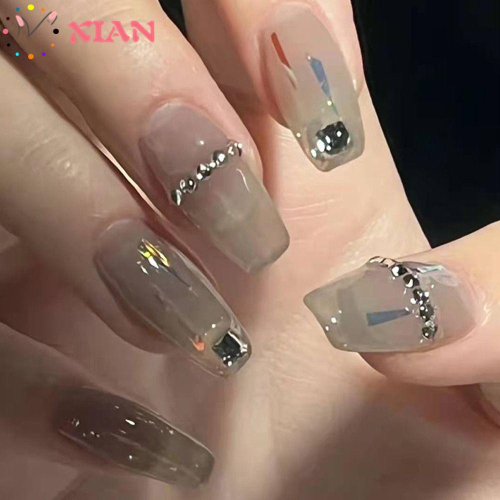 Bộ Móng Tay Giả Có Thể Tháo Rời Tiện Dụng DIY