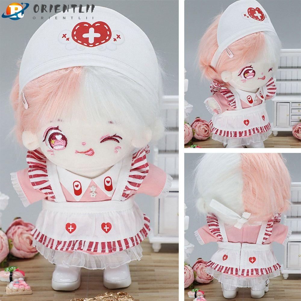 ORIENTLII 1 Bộ Trang Phục Y Tá / Bác Sĩ 20cm Dành Cho Búp Bê