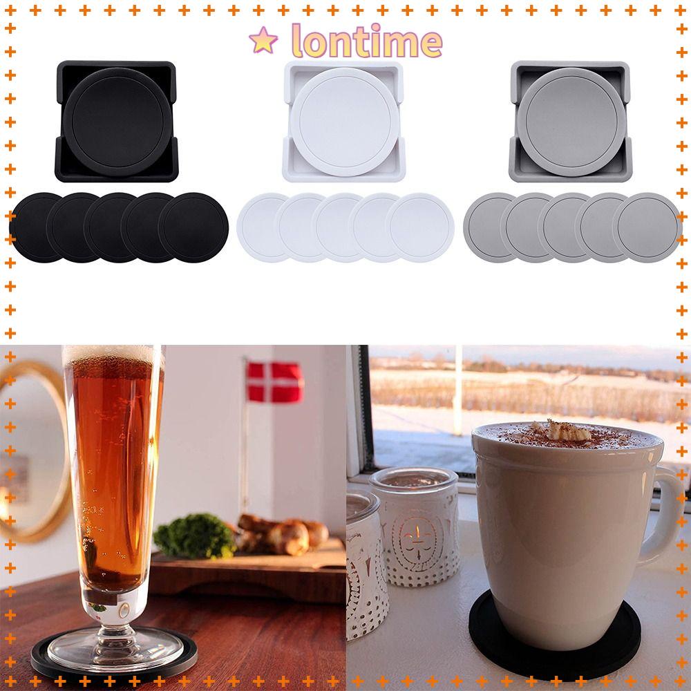 Tấm Lót Ly Thủy Tinh Cách Nhiệt Di Động Tiện Dụng Cho Nhà Bếp