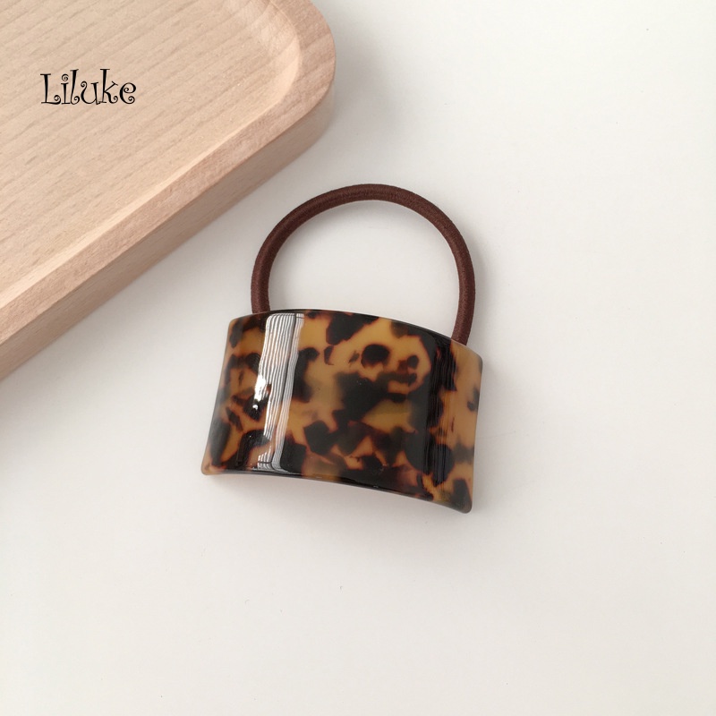 Dây Buộc Tóc Co Giãn Handmade Họa Tiết Hình Học Thời Trang Cho Nữ