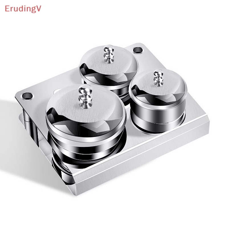 Set 3 Khay Đựng Bột Làm Móng Bằng Thép Không Gỉ