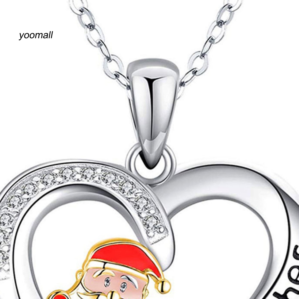 Vòng cổ Mặt Hình Trái Tim Đính Đá Lấp Lánh Cho Nữ