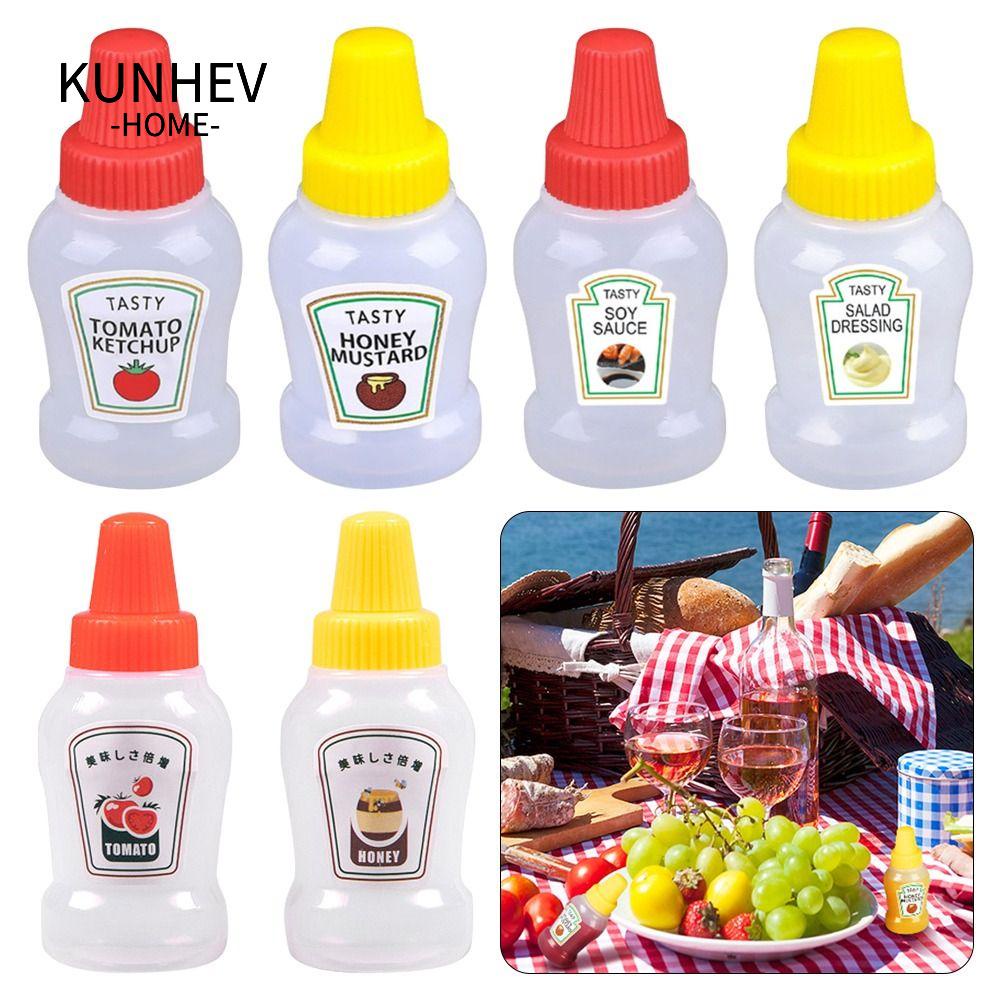 KUNHEV Bình Đựng Nước Sốt Mini Di Động Tiện Dụng Cho Nhà Bếp