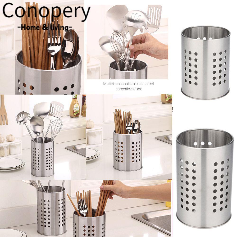 CONOPERY Giá Đỡ Đựng Dao Nĩa Ráo Nước Tiện Dụng Cho Nhà Bếp