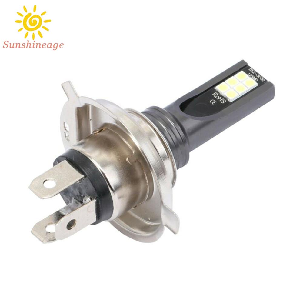 Đèn Pha LED H4 Ánh Sáng Trắng Bằng Nhôm Chống Thấm Nước Tiện Dụng