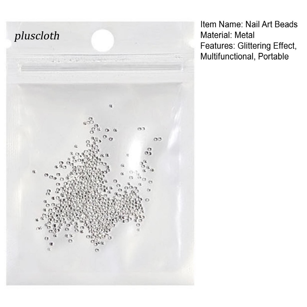 Set 1000 Hạt Kim Loại Tròn Trang Trí Móng Tay / Điện Thoại DIY