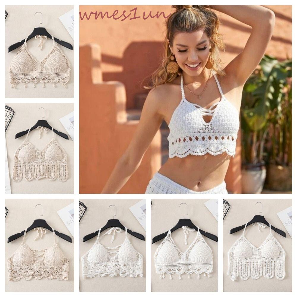 Áo Croptop Dệt Kim Mềm Mại WMES15H Hai Dây Phong Cách Hàn Quốc Thời Trang Cho Nữ