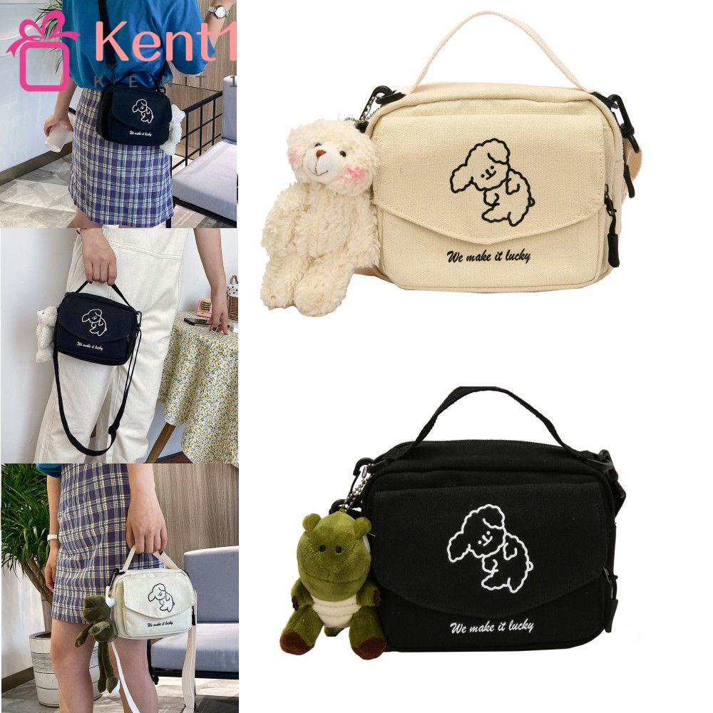 1 Túi vải In Hình Cún Dễ Thương Cho Nữ