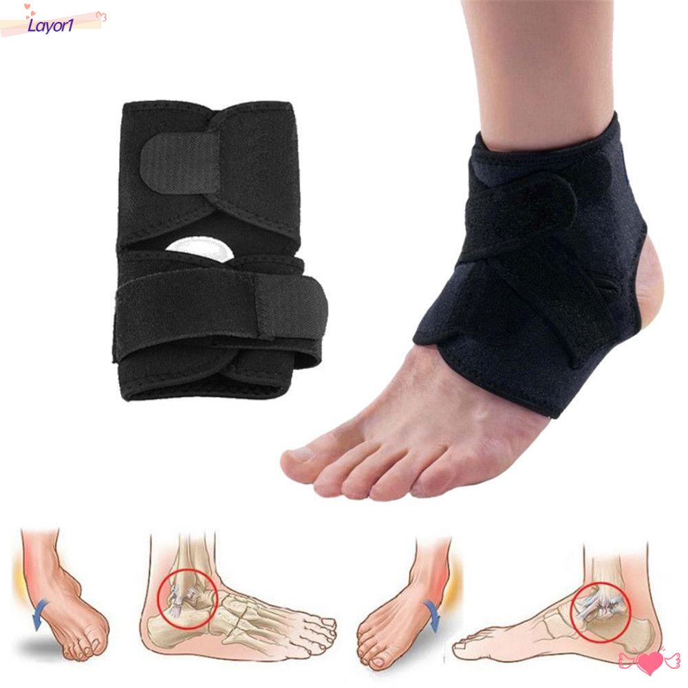 Layor1 Đai Quấn Bảo Vệ Mắt Cá Chân Bằng Polyester Thoáng Khí Có Thể