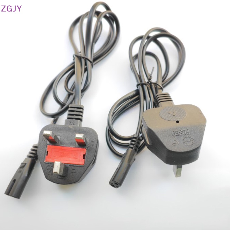 Dây Nguồn ZGJY UK Plug C5 Dài 1.5m Dành Cho Notebook Laptop Máy Tính TV Mới