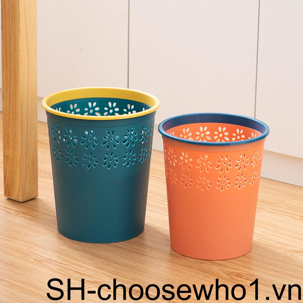 Thùng Rác Nhựa Dẻo Thiết Kế Đơn Giản Tiện Dụng Cho Gia Đình