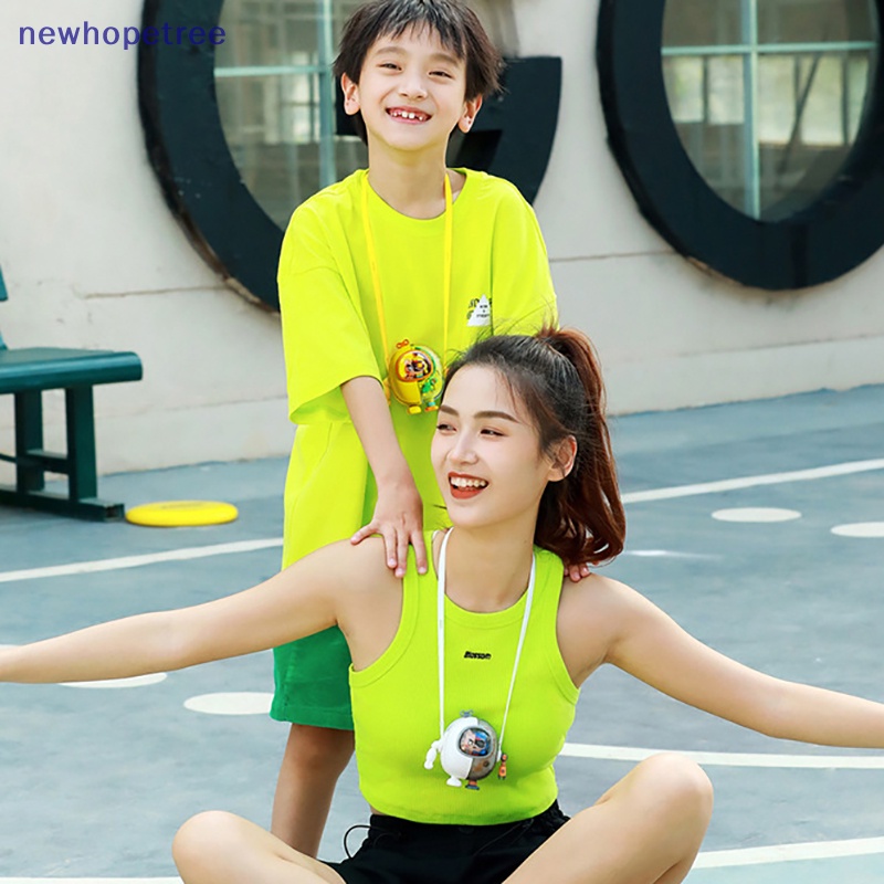 Quạt Làm Mát Đeo Cổ Ba Tốc Độ Sạc Cổng USB Không Ồn