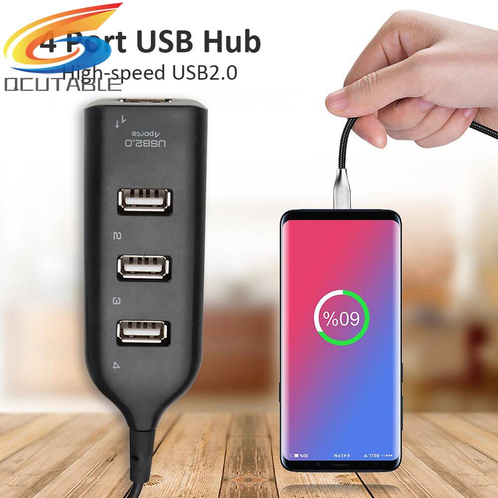 Bộ Chia 4 Cổng USB 2.0 Tốc Độ Cao 5Mbps