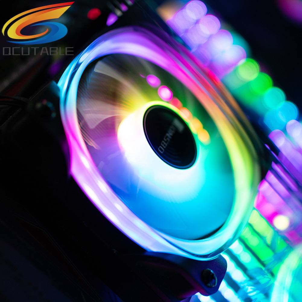 Quạt Tản Nhiệt FR-701 ARGB PC Case 120mm 9 Cánh Tích Hợp Đèn LED RGB PWM