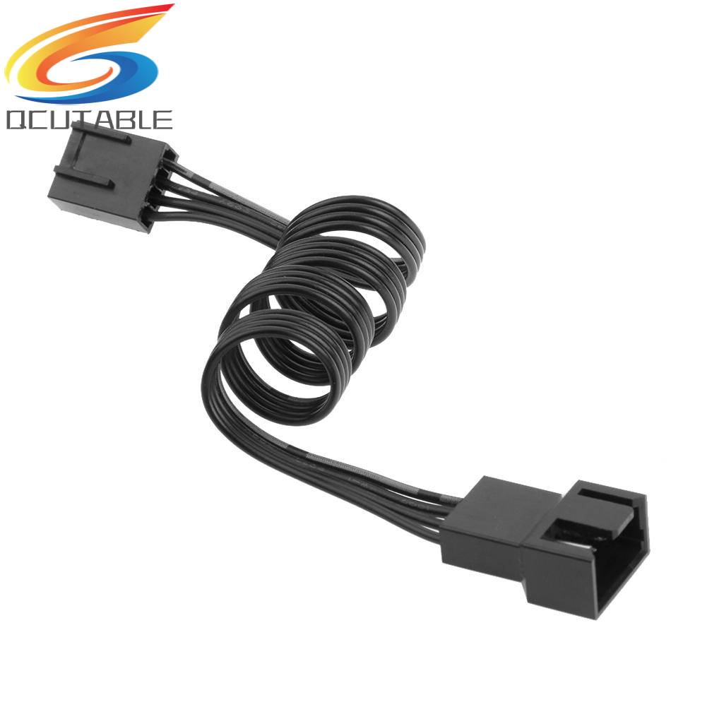 Dây Cáp Nối Dài Cho Bo Mạch Chủ 4Pin Cái Sang PWM Quạt 4Pin Đực 25cm