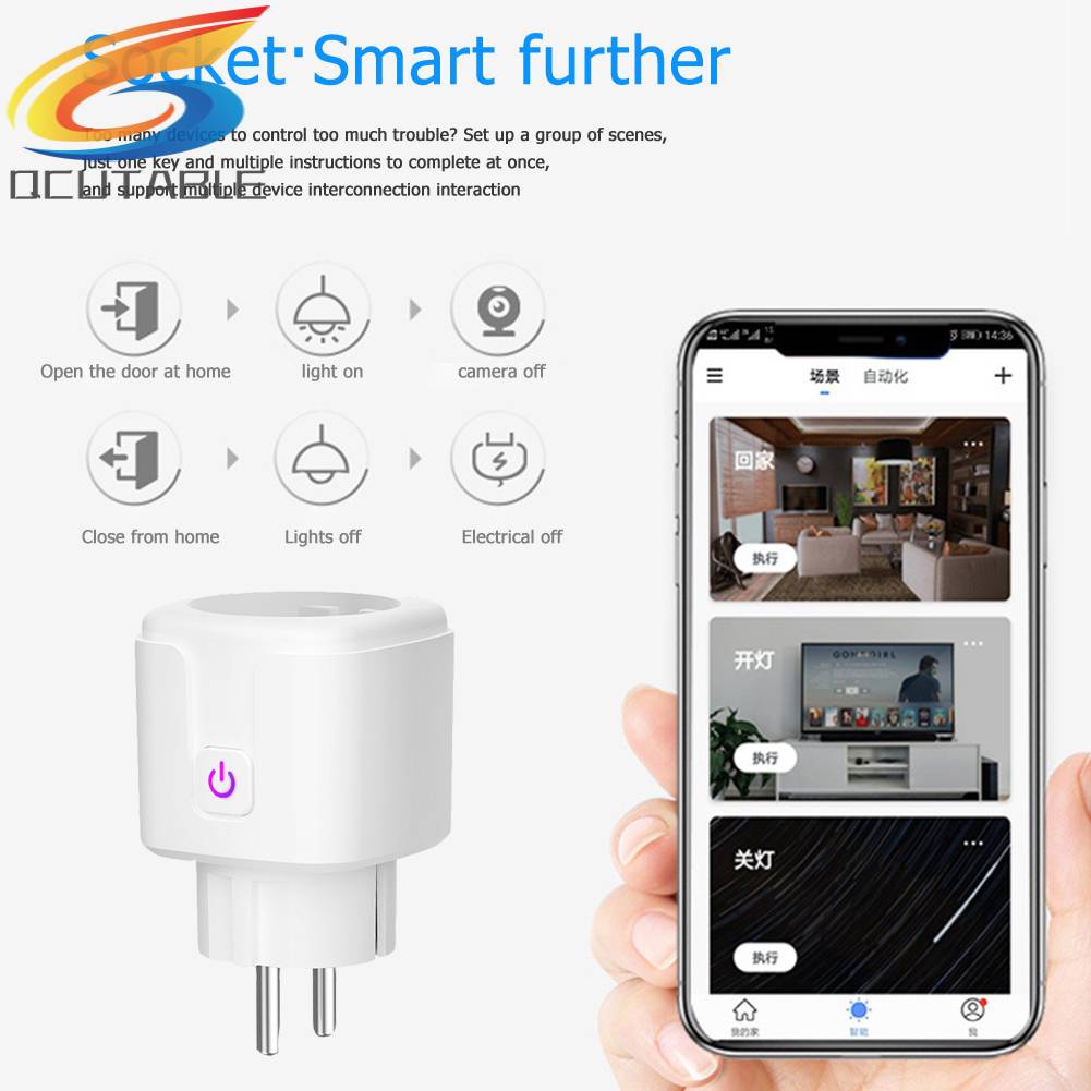 Ổ Cắm Điện Thông Minh LSPA9 EU Kết Nối WiFi Điều Khiển Bằng Giọng Nói