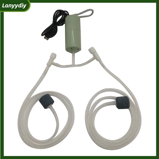 Máy Bơm Oxy Mini Siêu Êm Sạc Usb Cho Bể Cá