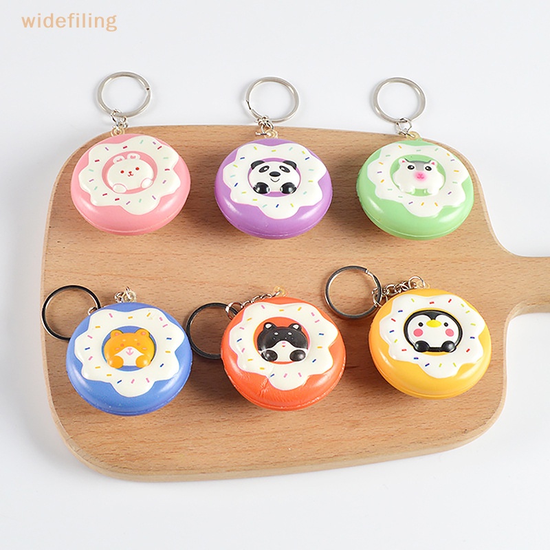 1 Đồ Chơi Móc Khóa / Điện Thoại Giảm Căng Thẳng Hình Bánh Donut