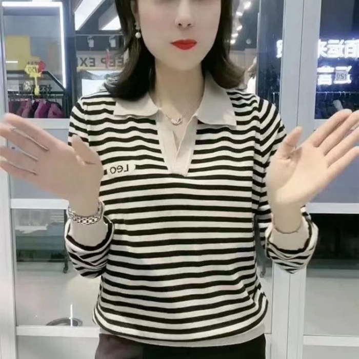 Áo Sơ Mi Dài Tay Họa Tiết Kẻ Sọc Phong Cách Mới