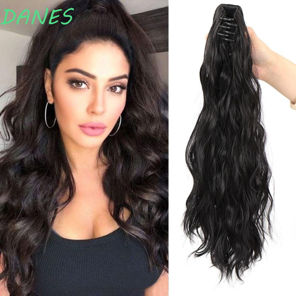 Tóc Giả Đuôi Ngựa Xoăn Dài Bằng Sợi Tổng Hợp Cách Nhiệt Dành Cho Nữ