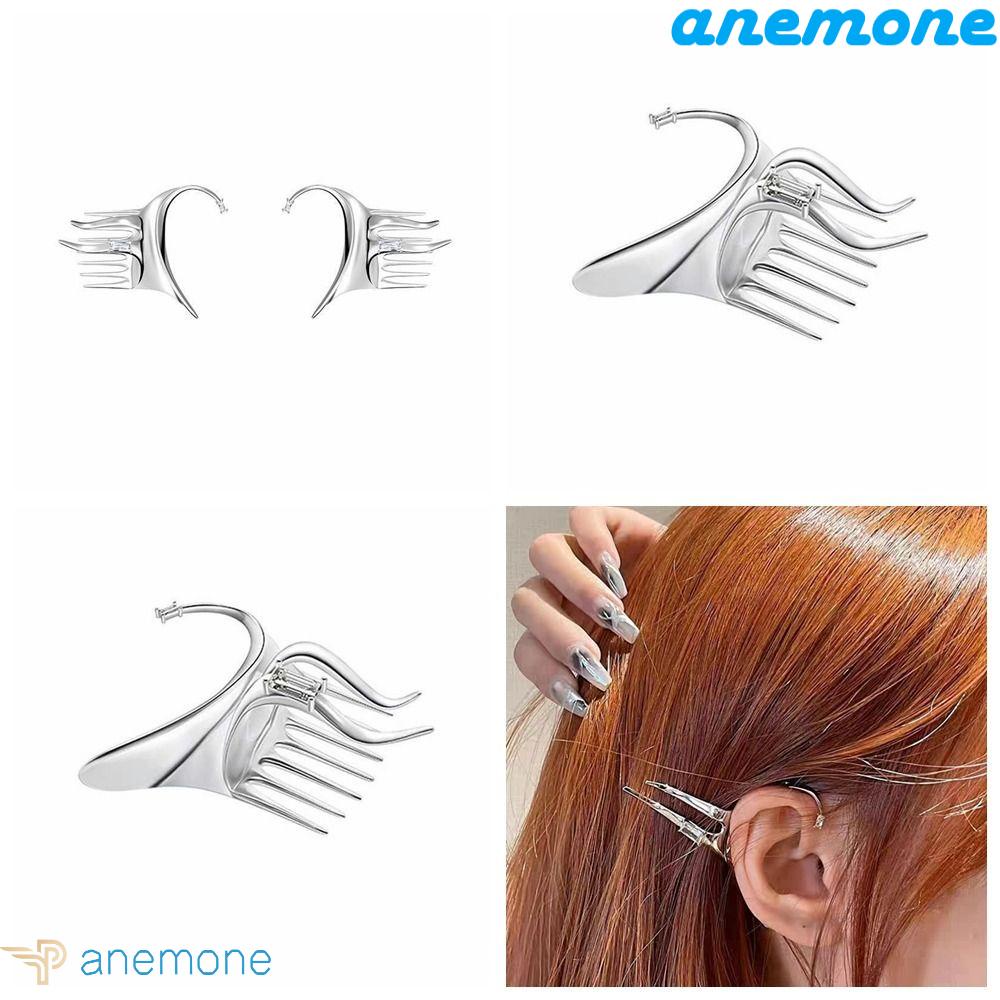 Khuyên Kẹp Tai Bằng Hợp Kim Không Xỏ Lỗ Phong Cách Hàn Quốc Dành Cho Nữ