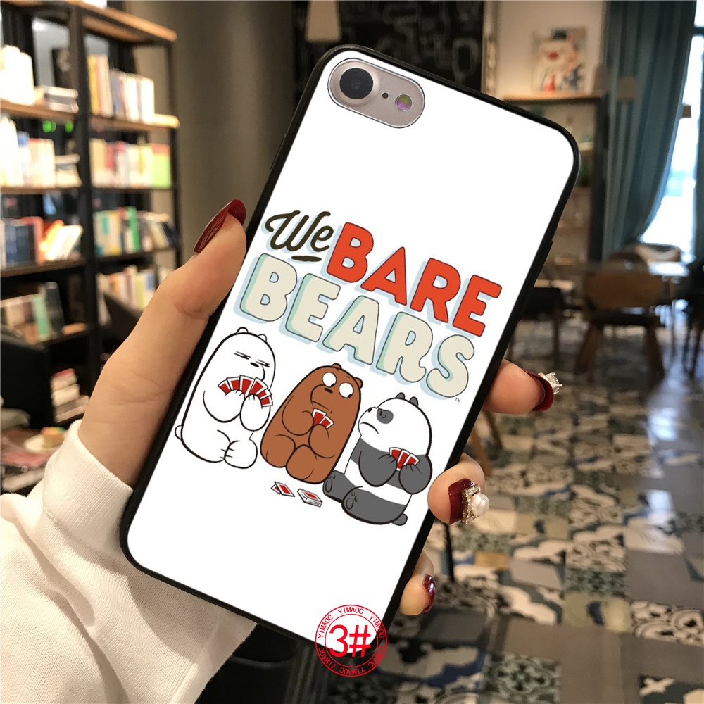 Ốp Điện Thoại TPU Mềm Hình We Bare Bears 228YPJ Cho iPhone X XS 11 Pro Max 14 plus