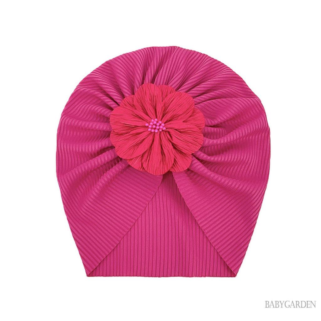 / / Mũ Trùm Đầu Turban Thắt Nút Hoa Lớn Dễ Thương Cho Bé
